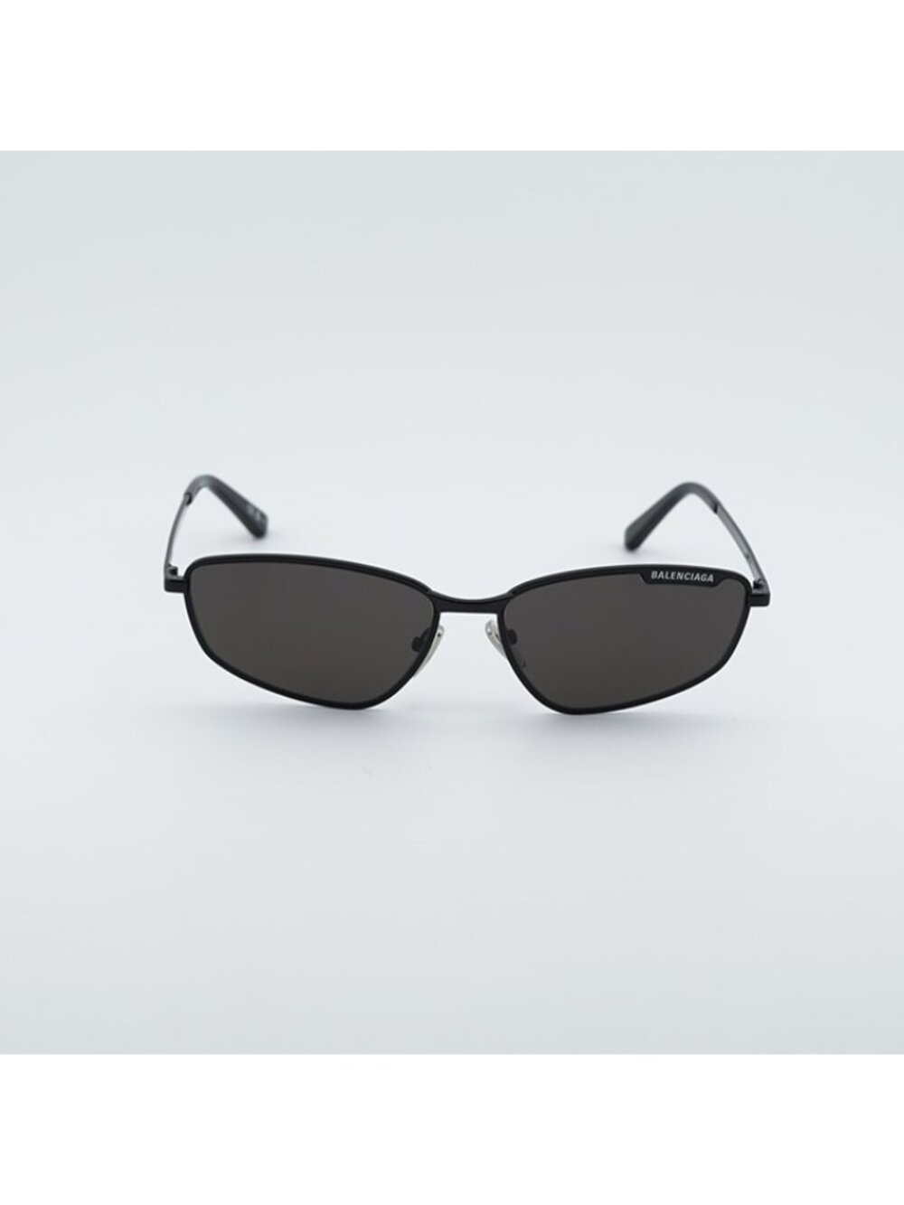 Balenciaga BB0277S 001 Unisex Sunglasses Black Rectangle Frame, Grey Lenses - Picture 6 of 11